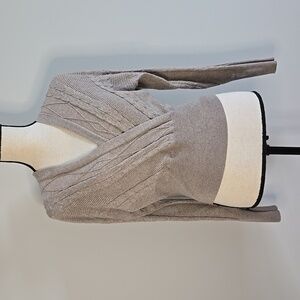 🍉 Pink Rose Crop Sweater Top Size Large